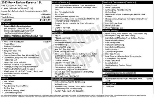 2023 Buick Enclave Essence AWD