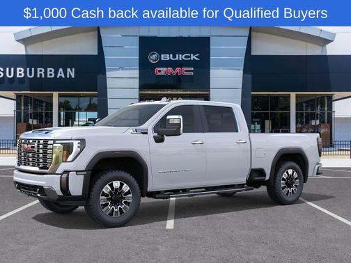 Glacier White Tricoat 2026 GMC Sierra 3500 Denali