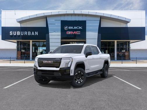 Summit White 2026 GMC Sierra EV Standard Range Elevation