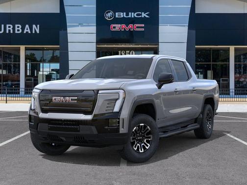 Thunderstorm Gray 2026 GMC Sierra EV Extended Range Elevation
