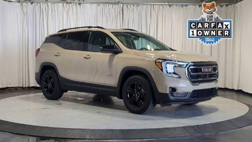 Desert Sand Metallic 2023 GMC Terrain AWD AT4