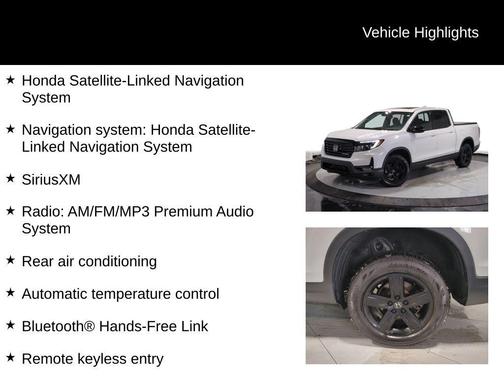 2021 Honda Ridgeline Black