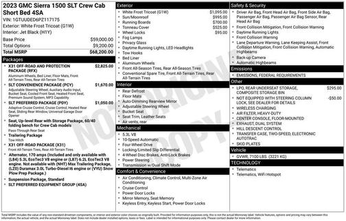 2023 GMC Sierra 1500 SLT