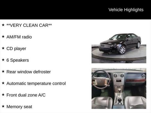 2007 Lincoln MKZ Base