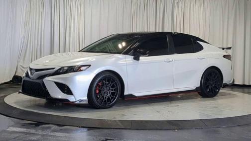 Wind Chill Pearl/Midnight Black Metallic 2023 Toyota Camry TRD