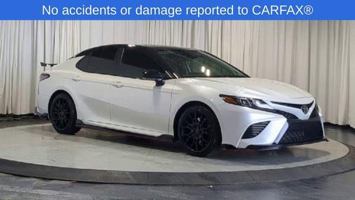 Wind Chill Pearl/Midnight Black Metallic 2023 Toyota Camry TRD