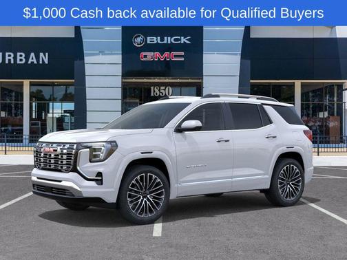 Glacier White Tricoat 2026 GMC Terrain Denali