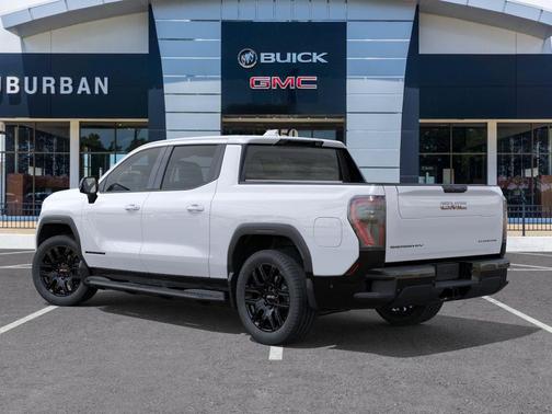 Summit White 2026 GMC Sierra EV Extended Range Elevation