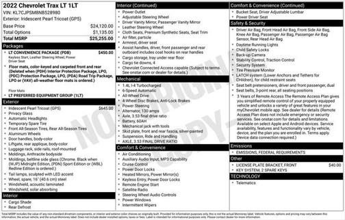 2022 Chevrolet Trax LT
