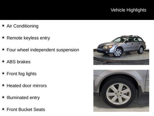 2008 Subaru Outback 2.5 i