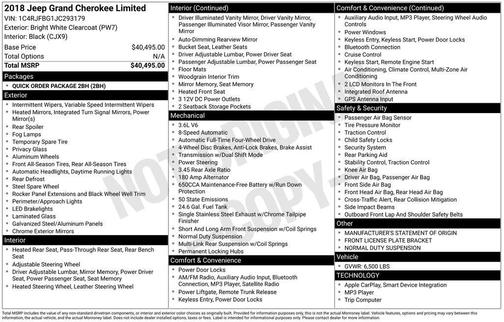 2018 Jeep Grand Cherokee Limited