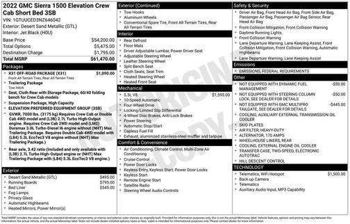 2022 GMC Sierra 1500 Elevation