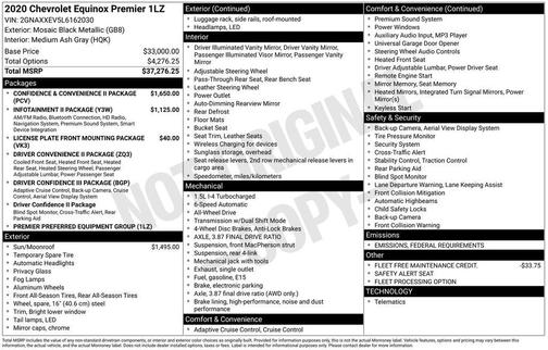 2020 Chevrolet Equinox L