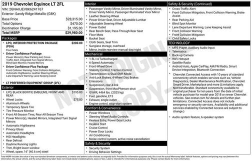 2019 Chevrolet Equinox 1LT