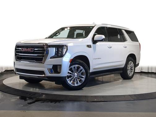 White Frost Tricoat 2023 GMC Yukon SLT