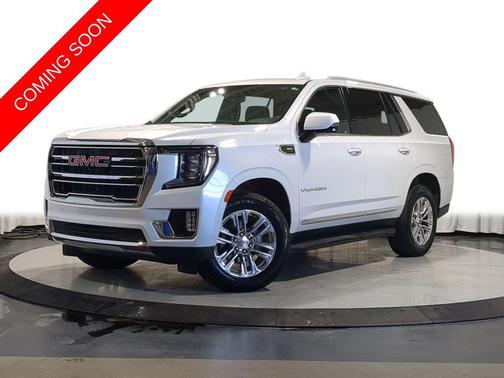White Frost Tricoat 2023 GMC Yukon SLT