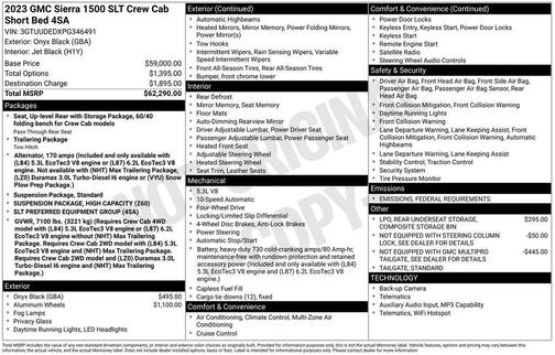 2023 GMC Sierra 1500 SLT