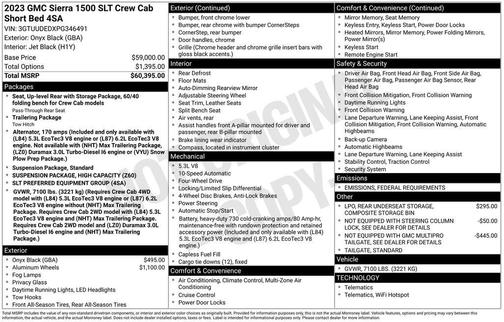 2023 GMC Sierra 1500 SLT