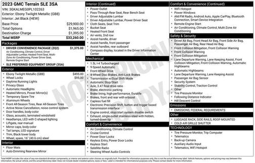 2023 GMC Terrain SLE