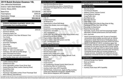 2019 Buick Envision Essence