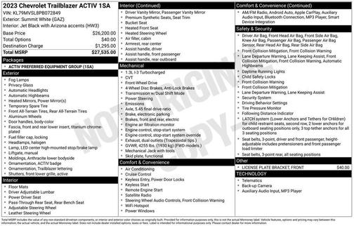 2023 Chevrolet Trailblazer ACTIV