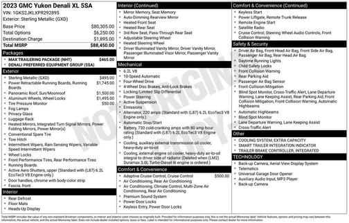 2023 GMC Yukon XL Denali