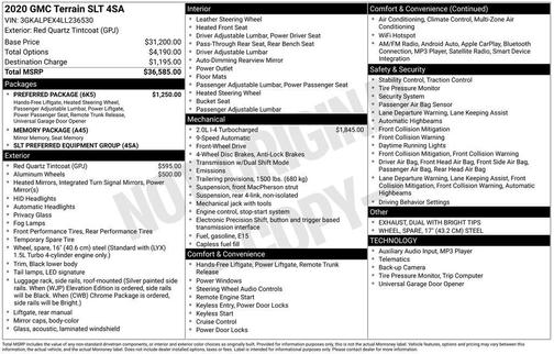 2020 GMC Terrain SLT