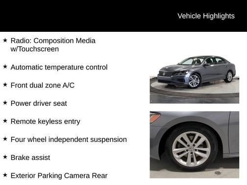 2020 Volkswagen Passat 2.0T SE