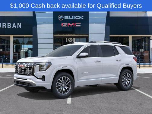 Glacier White Tricoat 2026 GMC Terrain Denali