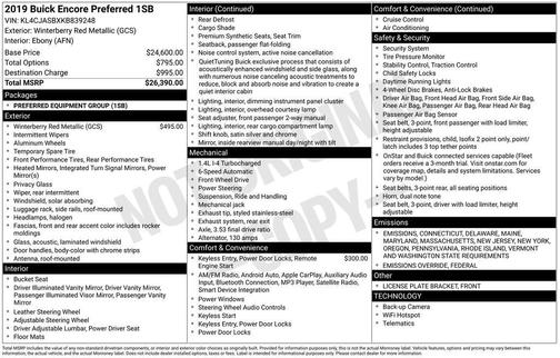 2019 Buick Encore Preferred