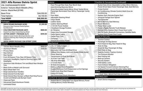 2021 Alfa Romeo Stelvio Base