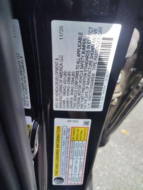 Crystal Black Pearl 2025 Honda Accord LX 1.5T
