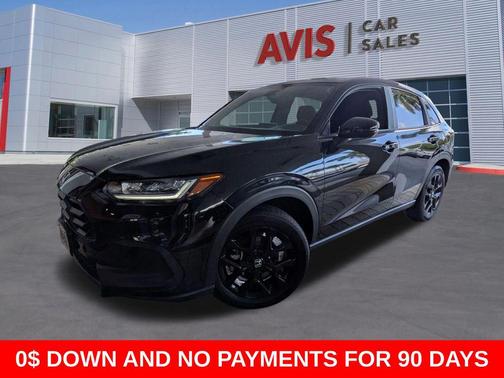 Crystal Black Pearl 2025 Honda HR-V AWD Sport