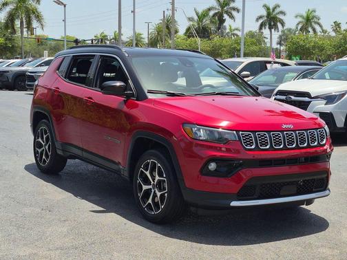 Red Hot Pearlcoat 2025 Jeep Compass Limited