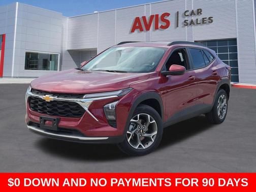 Crimson Metallic 2025 Chevrolet Trax LT