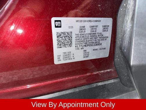 Crimson Metallic 2025 Chevrolet Trax LT