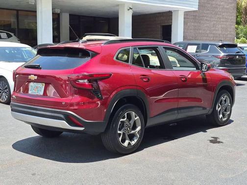 Crimson Metallic 2025 Chevrolet Trax LT