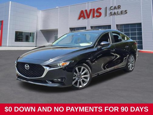 Jet Black Mica 2025 Mazda Mazda3 FWD w/Preferred Package