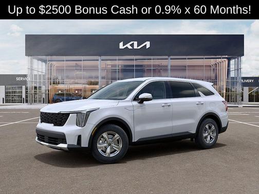 Glacial White Pearl 2026 Kia Sorento LX