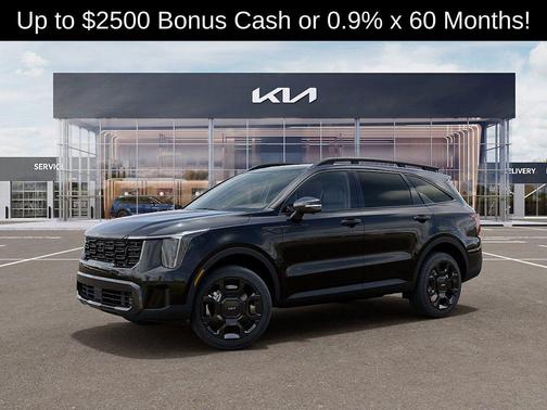 Aurora Black Pearl 2026 Kia Sorento Hybrid SX Prestige