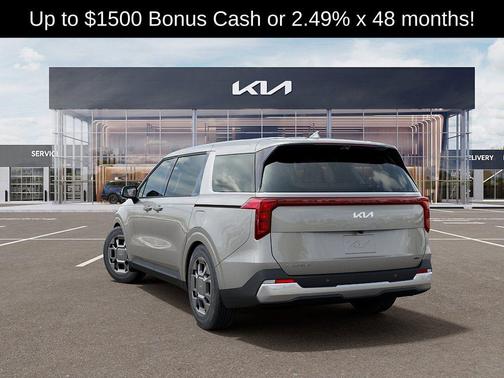 Ivory Silver 2026 Kia Carnival Hybrid EX