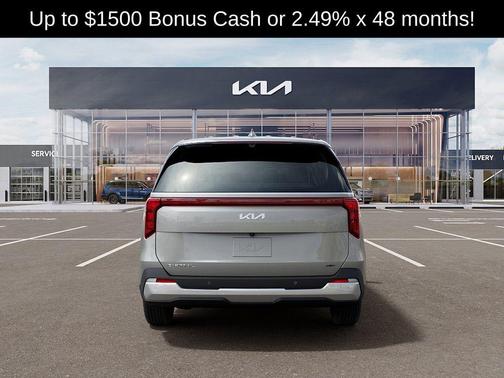 Ivory Silver 2026 Kia Carnival Hybrid EX