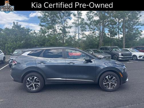 Gravity Gray 2025 Kia Sportage Hybrid EX