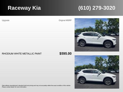Rhodium White Metallic 2023 Mazda CX-5 2.5 S Preferred Package