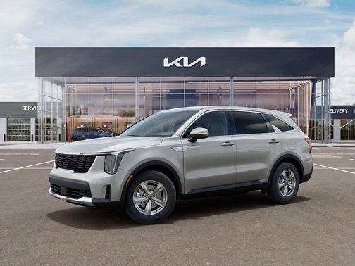 Ivory Silver 2026 Kia Sorento LX