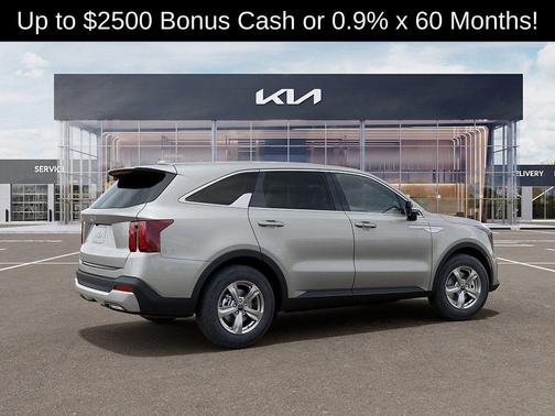 Ivory Silver 2026 Kia Sorento LX
