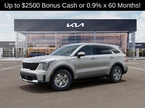 Ivory Silver 2026 Kia Sorento LX