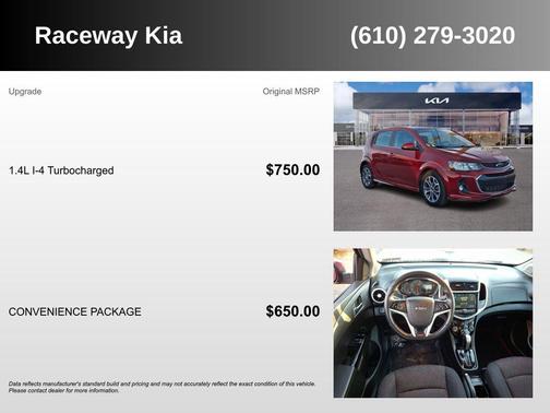 2018 Chevrolet Sonic LT