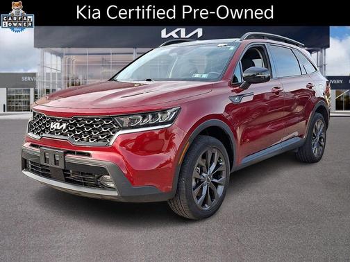 Passion Red Tintcoat 2023 Kia Sorento EX