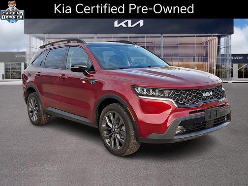 Passion Red Tintcoat 2023 Kia Sorento EX
